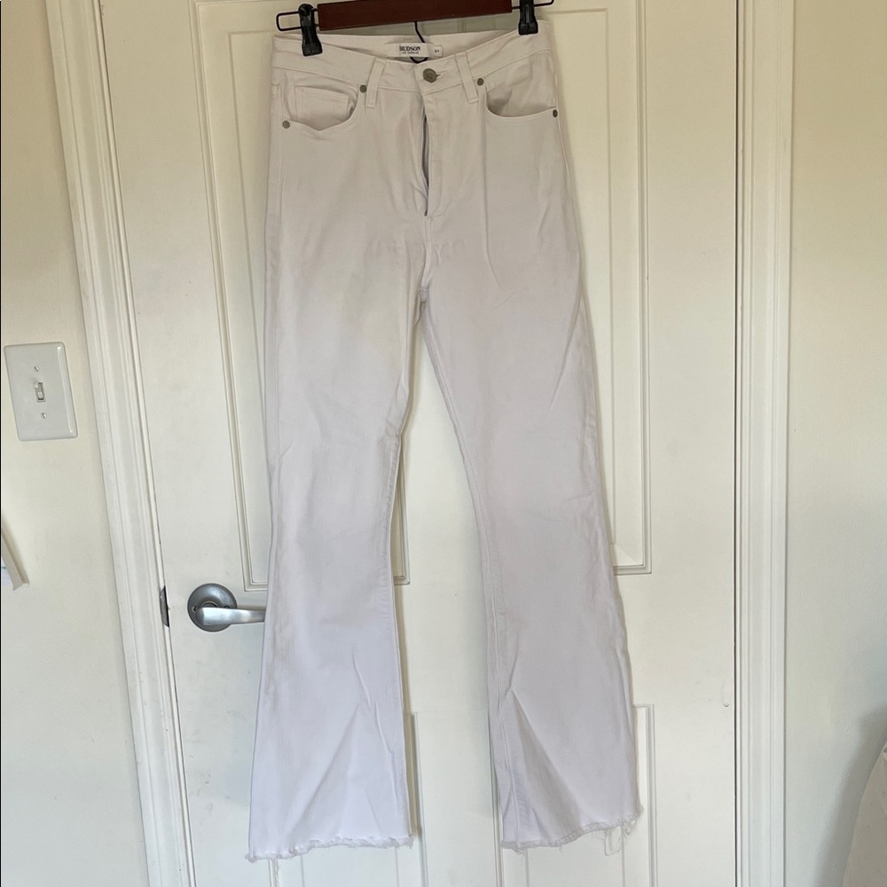 Hudson Jeans White Flare & Wide Leg